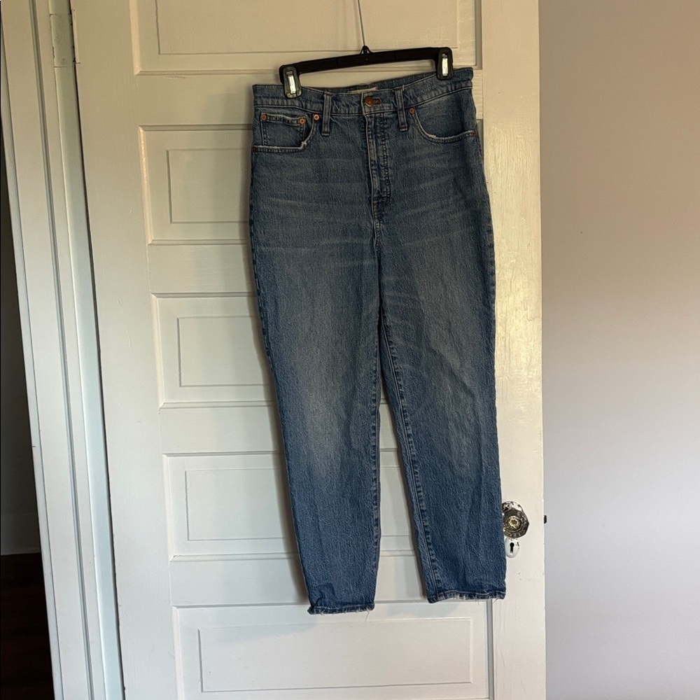 Madewell Light Blue Classic Straight Denim Jeans